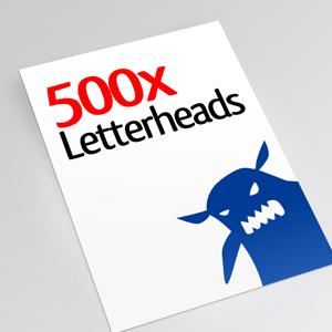 500x Letterheads Image